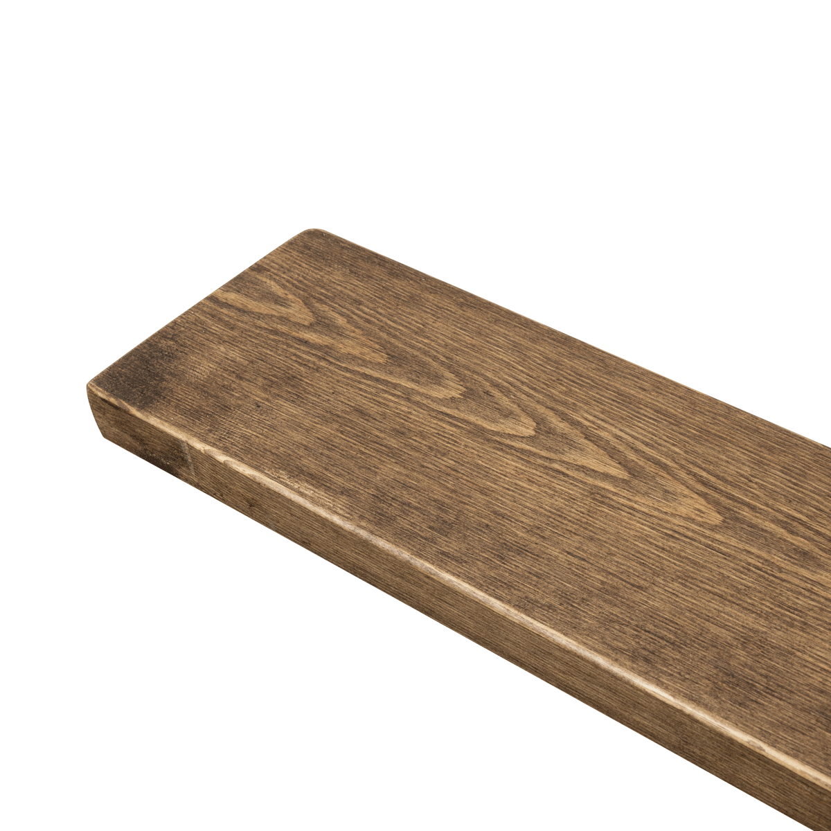 Rustic Floating Shelf 14.5cm x 3.5cm - Smoke Pine