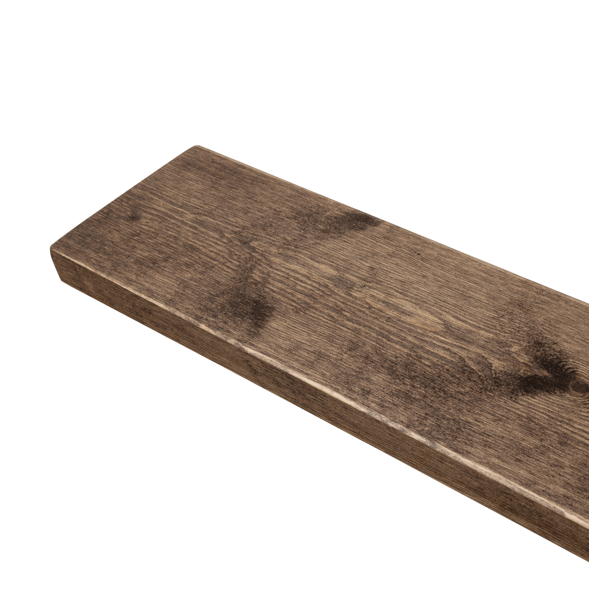 Rustic Floating Shelf 14.5cm x 3.5cm - Walnut