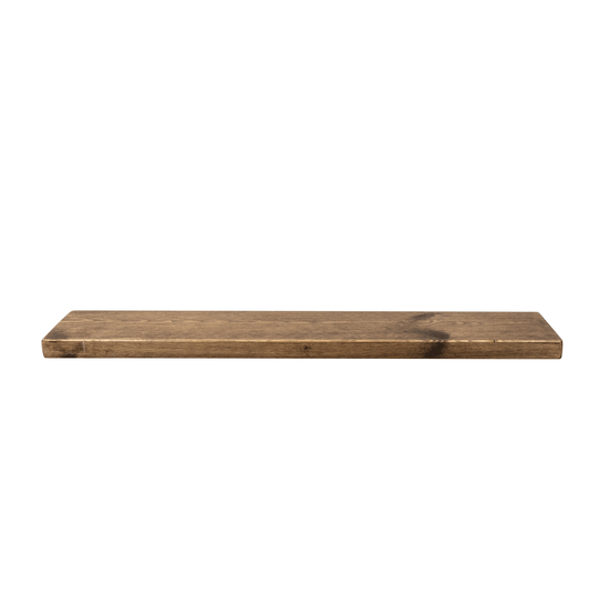 Rustic Floating Shelf 14.5cm x 3.5cm - Smoke Pine