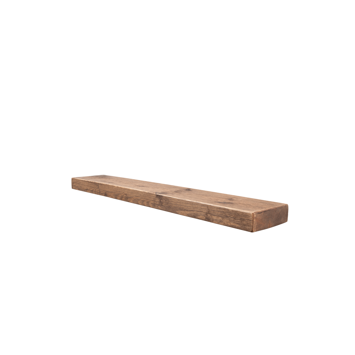 Rustic Floating Shelf 14.5cm x 4.5cm - Smoke Pine