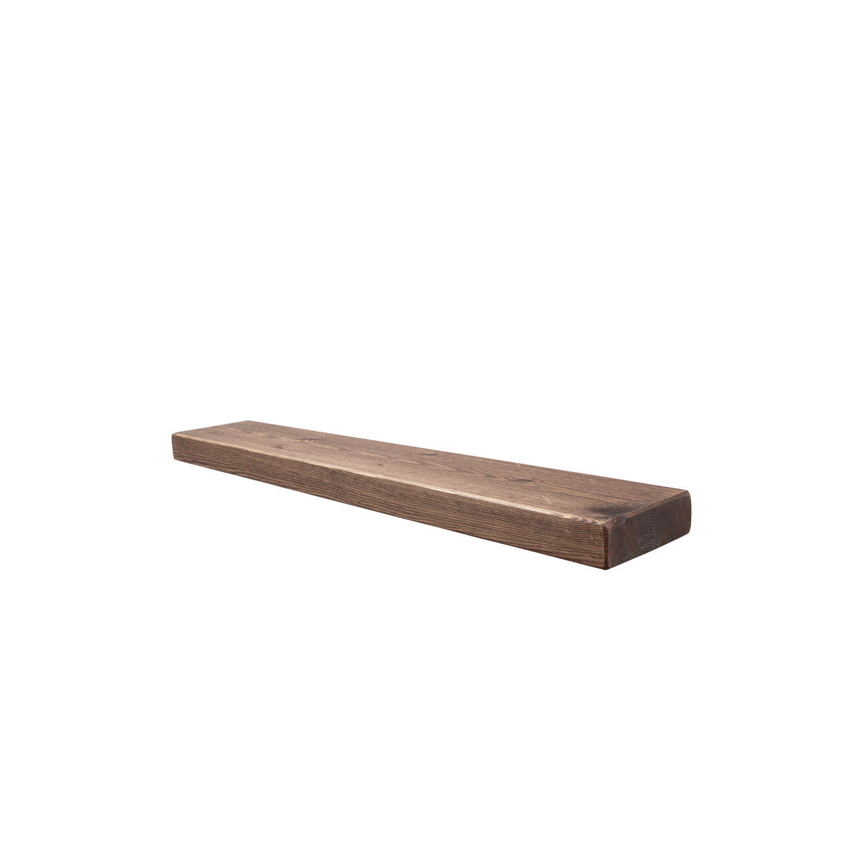 Rustic Floating Shelf 14.5cm x 4.5cm - Walnut