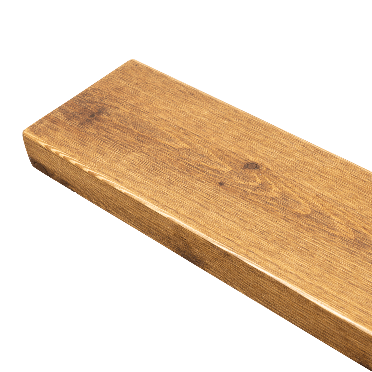 Rustic Floating Shelf 14.5cm x 4.5cm - Medium Oak