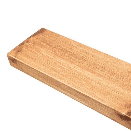 Rustic Floating Shelf 14.5cm x 4.5cm - Teak