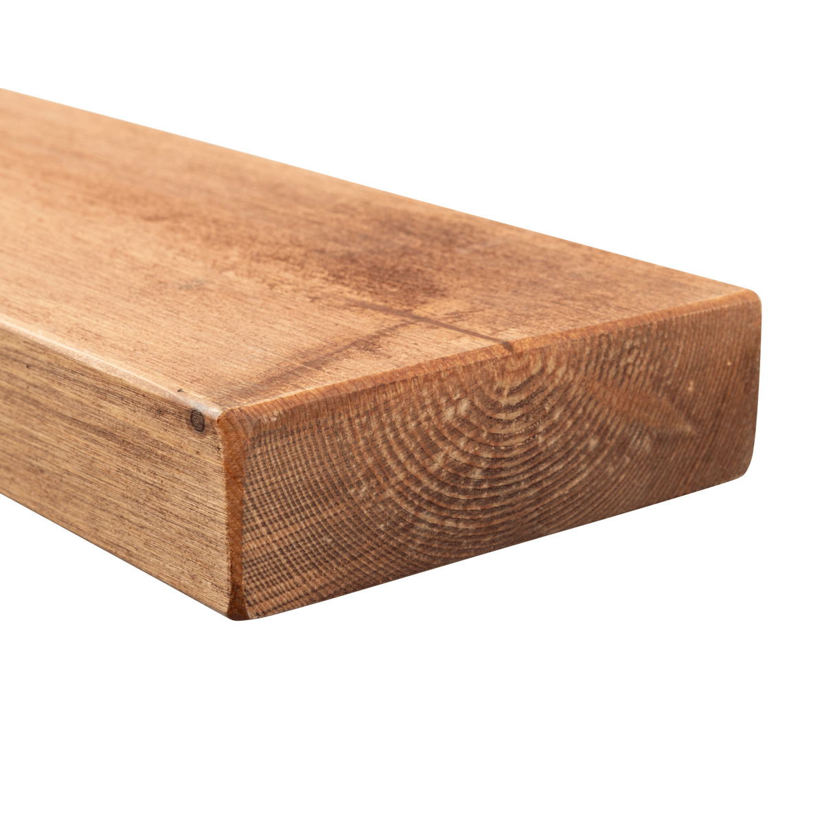 Rustic Floating Shelf 14.5cm x 4.5cm - Teak