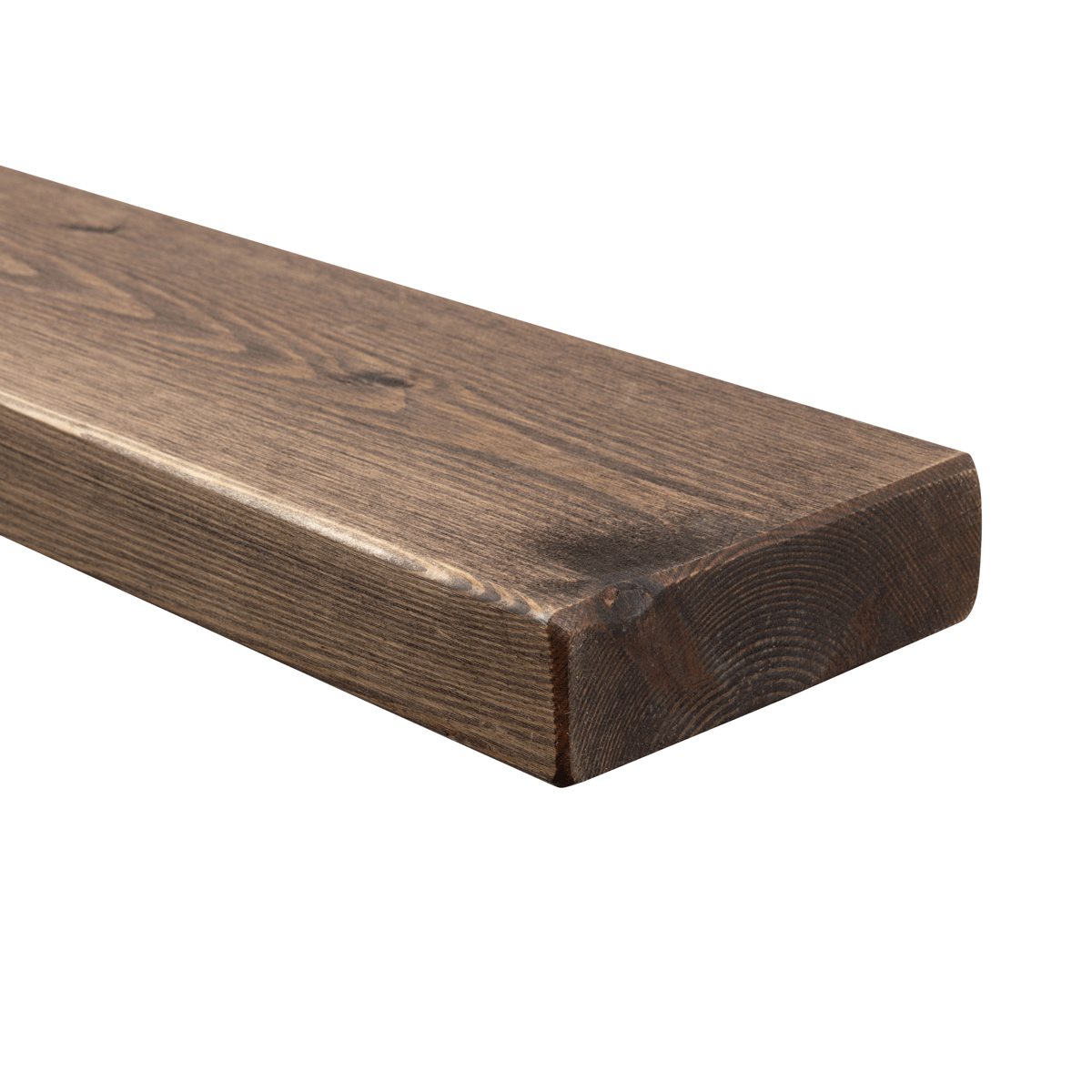 Rustic Floating Shelf 14.5cm x 4.5cm - Walnut