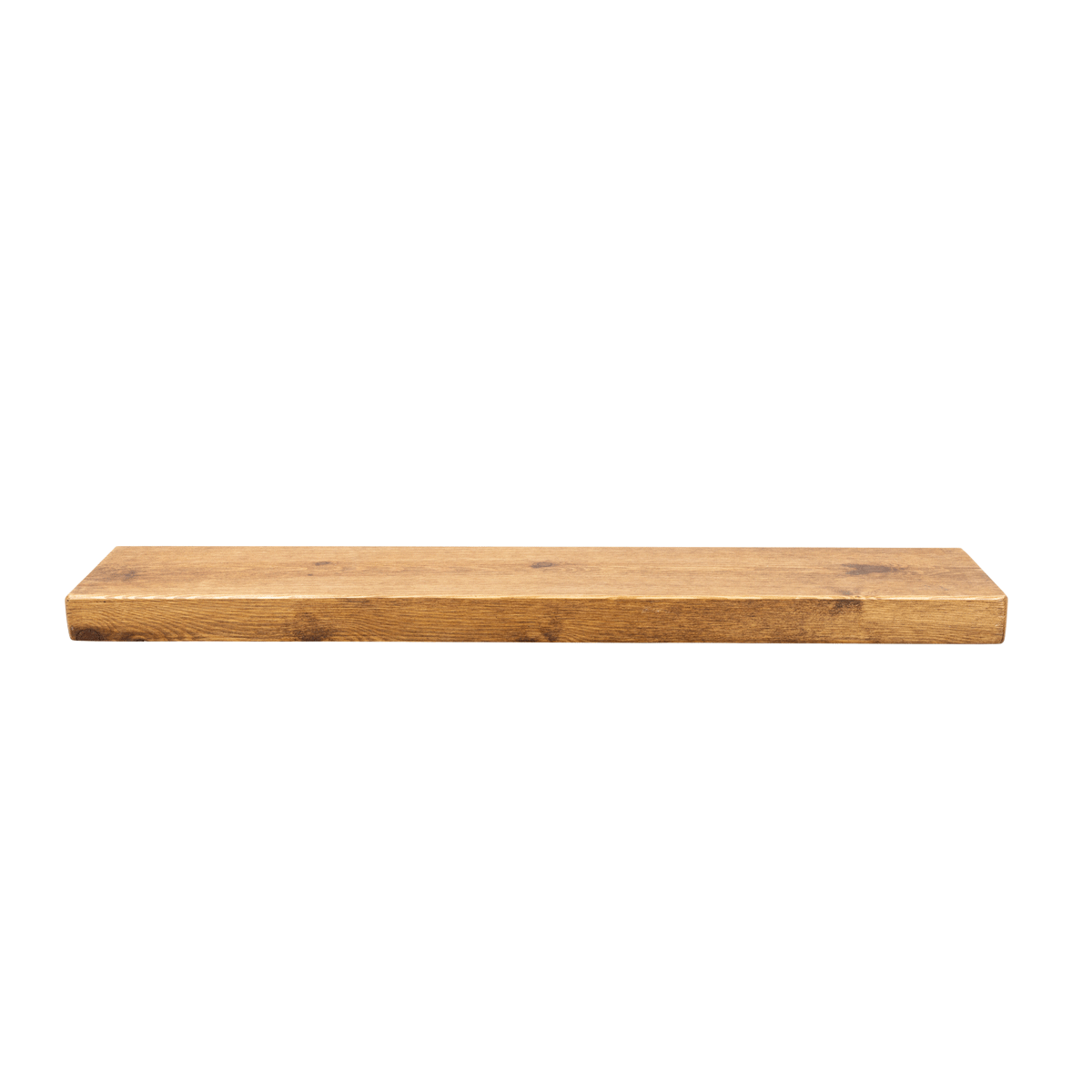 Rustic Floating Shelf 14.5cm x 4.5cm - Medium Oak
