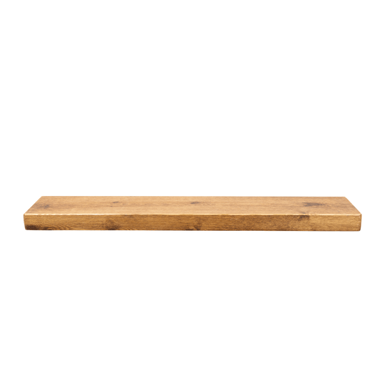 Rustic Floating Shelf 14.5cm x 4.5cm - Medium Oak