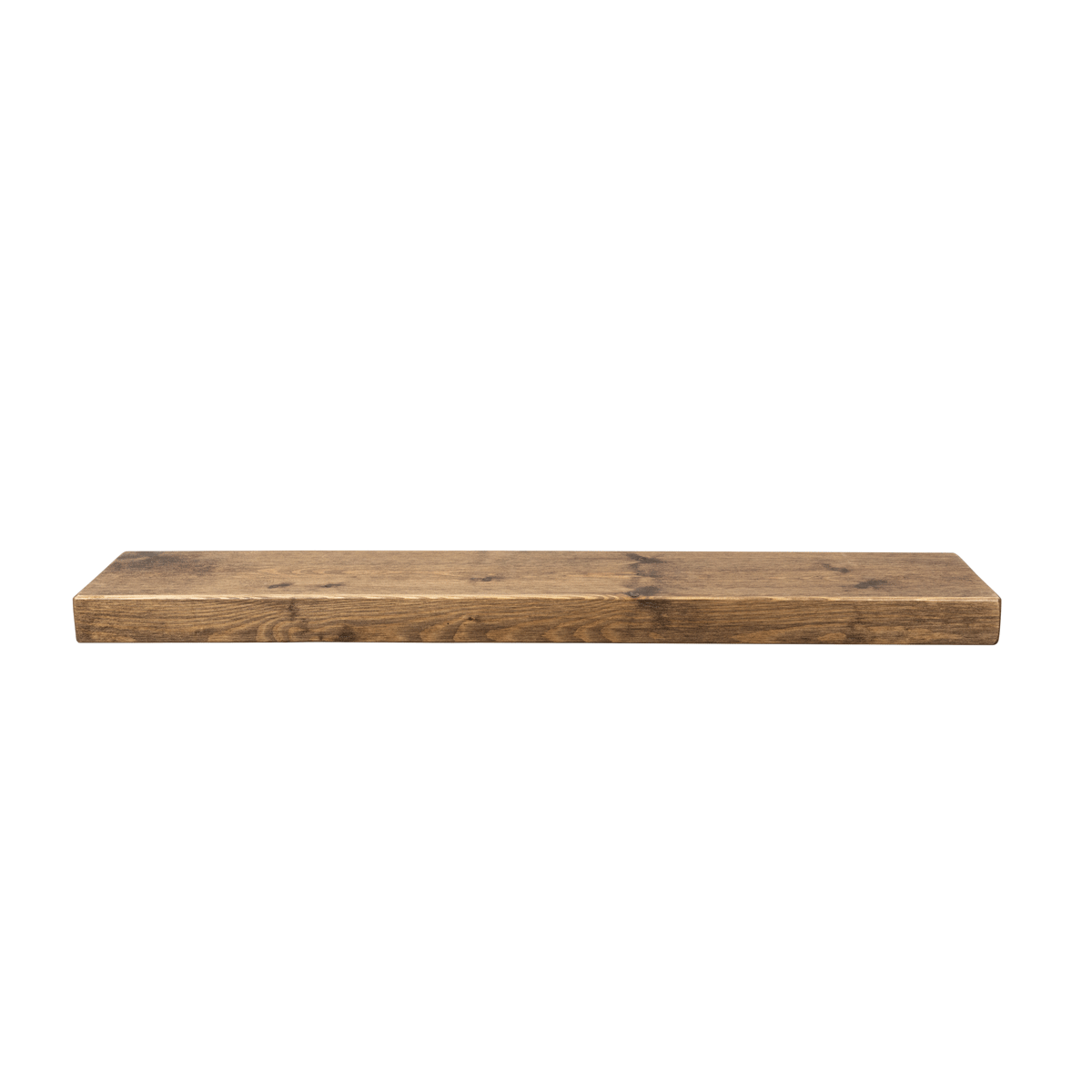Rustic Floating Shelf 14.5cm x 4.5cm - Smoke Pine