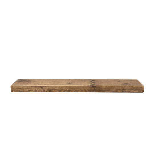 Rustic Floating Shelf 14.5cm x 4.5cm - Smoke Pine