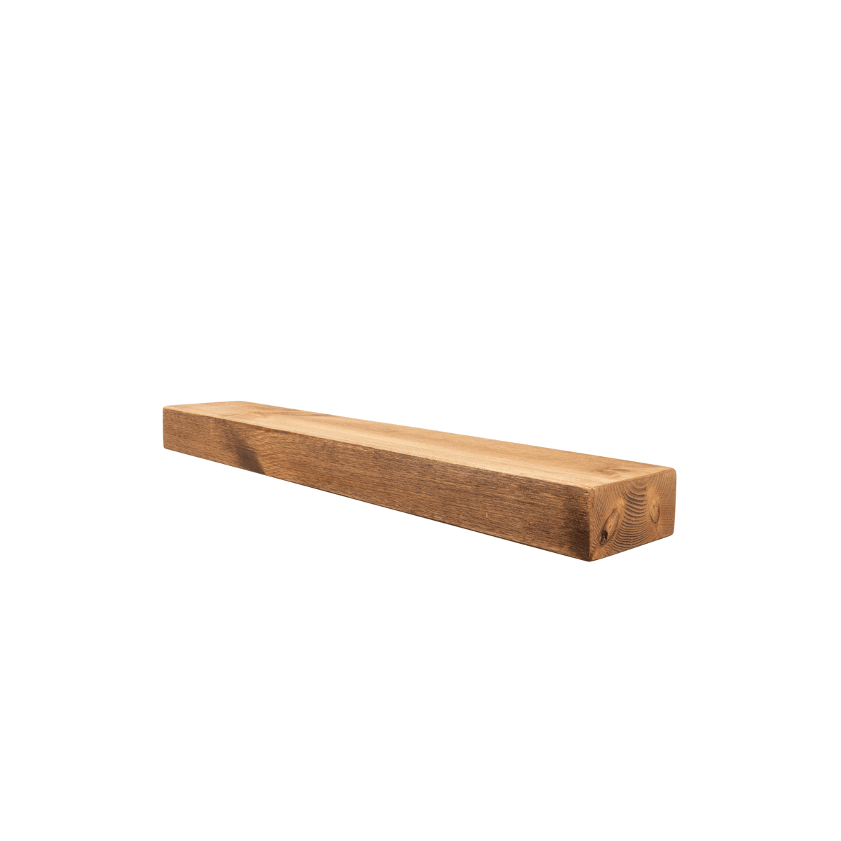Rustic Floating Shelf 22cm x 3.5cm - Medium Oak 