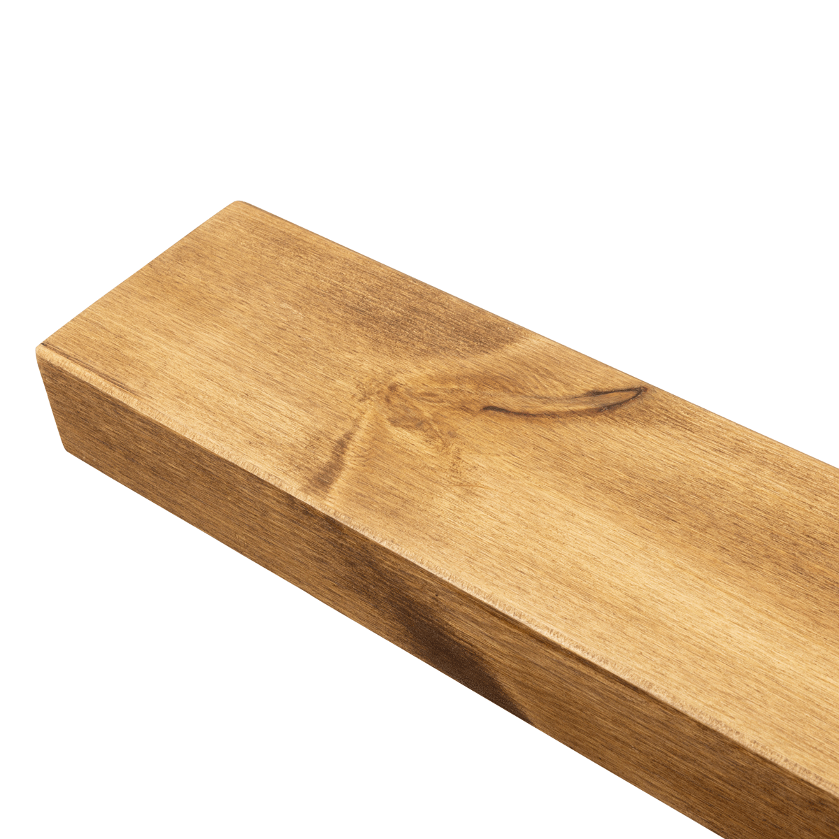 Rustic Floating Shelf 22cm x 3.5cm - Medium Oak 