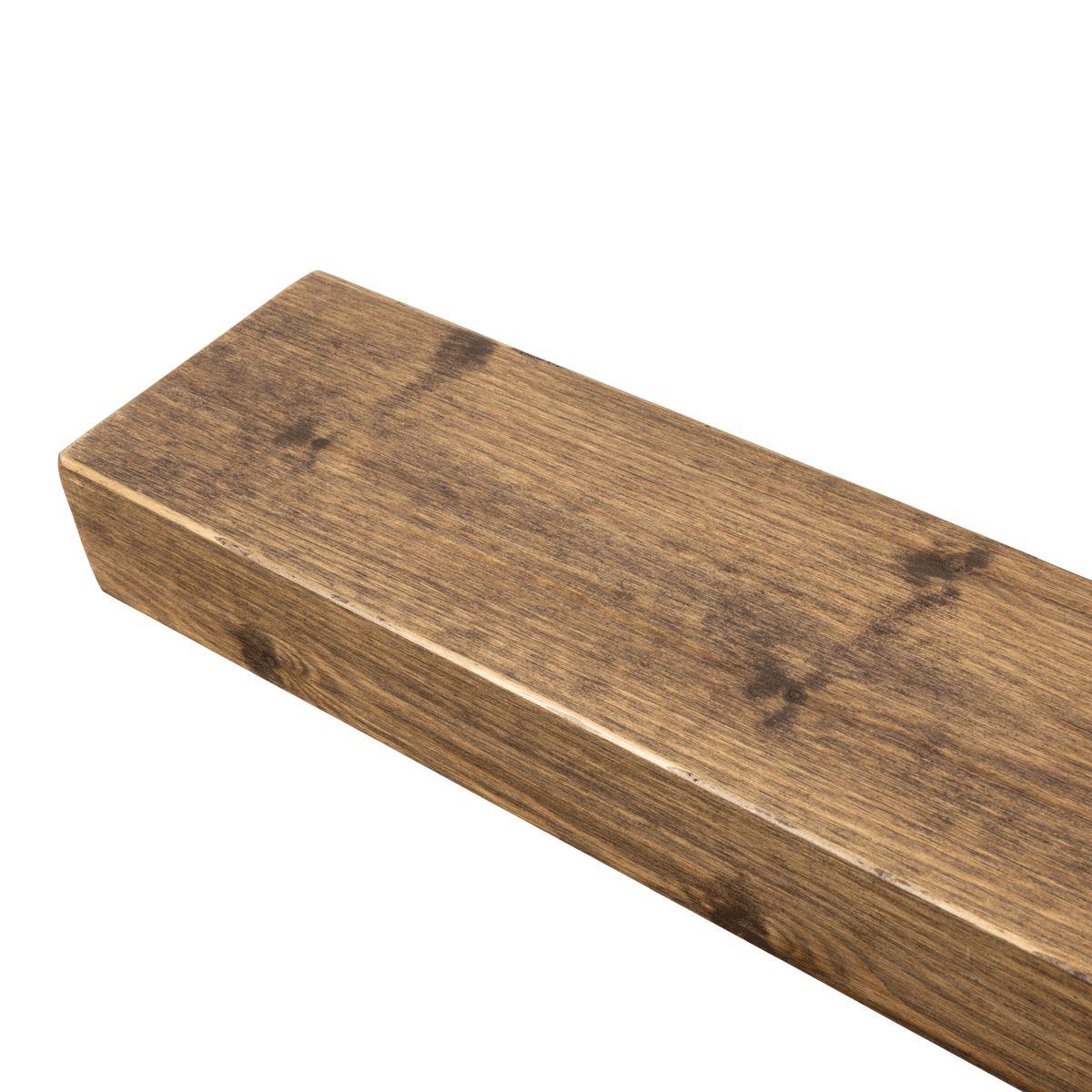 Rustic Floating Shelf 14.5cm x 7cm - Smoke Pine