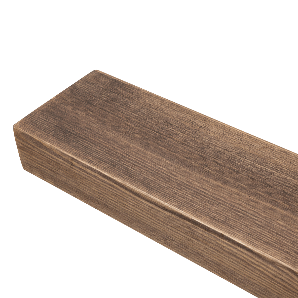 Rustic Floating Shelf 14.5cm x 7cm - Walnut