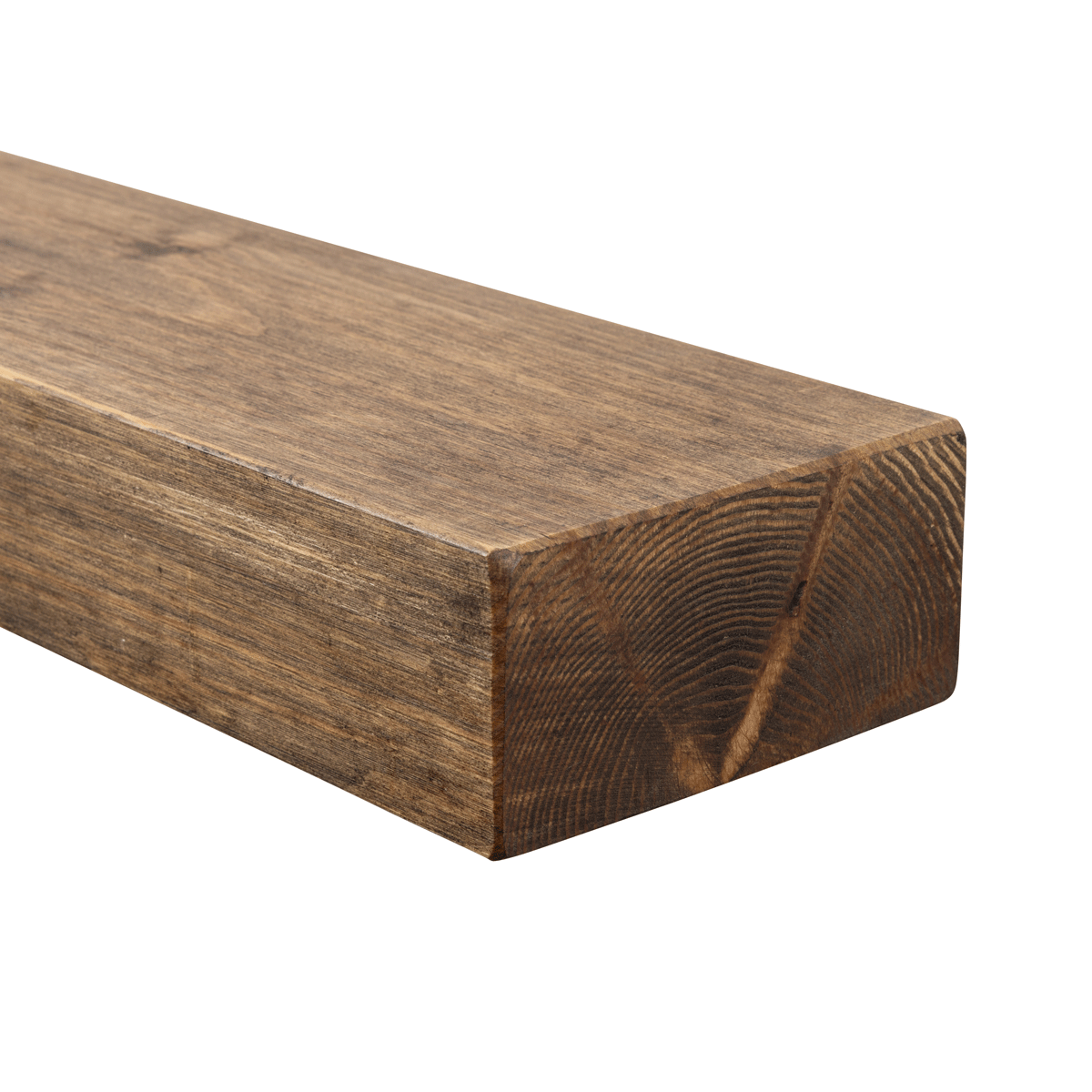 Rustic Floating Shelf 14.5cm x 7cm - Smoke Pine