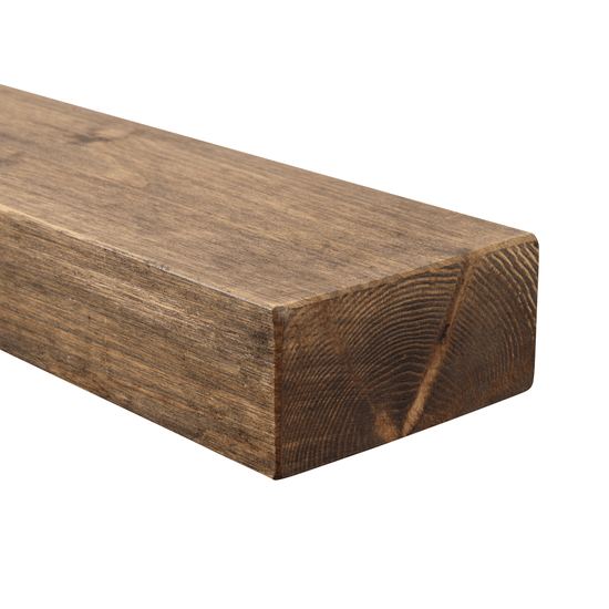 Rustic Floating Shelf 14.5cm x 7cm - Smoke Pine