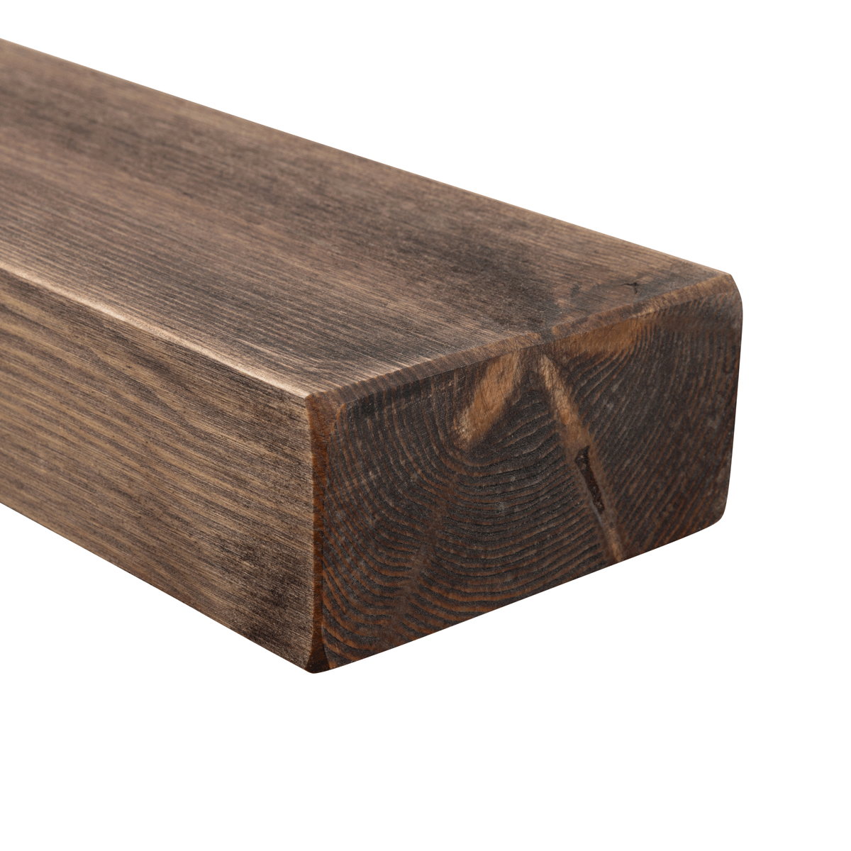 Rustic Floating Shelf 14.5cm x 7cm - Walnut