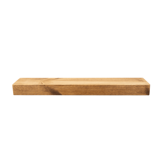 Rustic Floating Shelf 22cm x 3.5cm - Medium Oak 