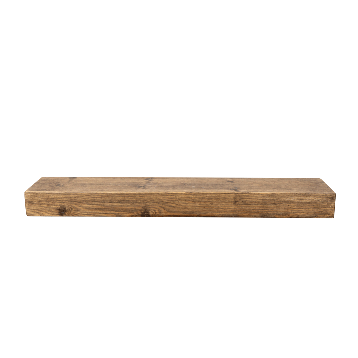 Rustic Floating Shelf 14.5cm x 7cm - Smoke Pine