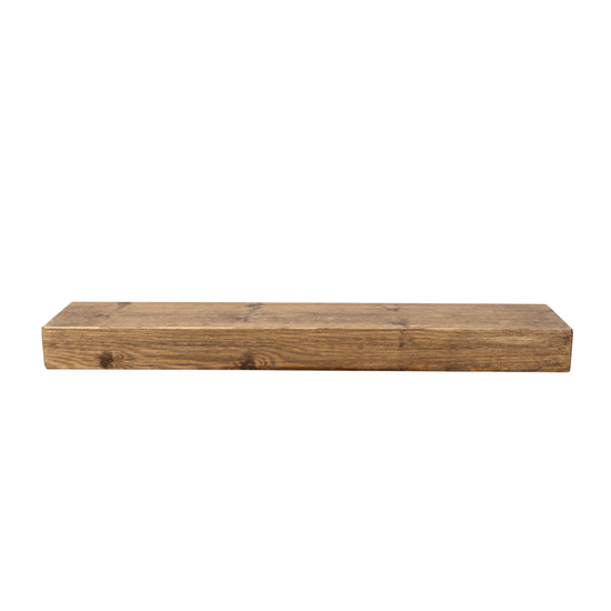 Rustic Floating Shelf 14.5cm x 7cm - Smoke Pine