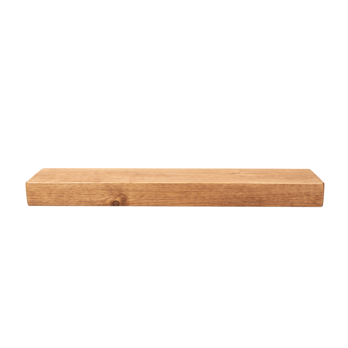 Rustic Floating Shelf 14.5cm x 7cm - Teak