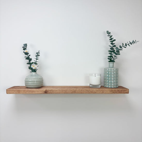 Rustic Floating Shelf - 14.5cm x 3.5cm - 