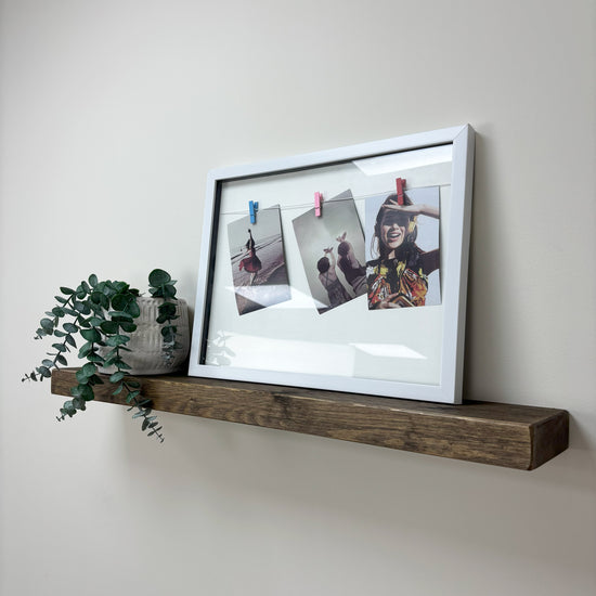 Rustic Floating Shelf - 14.5cm x 4.5cm - 