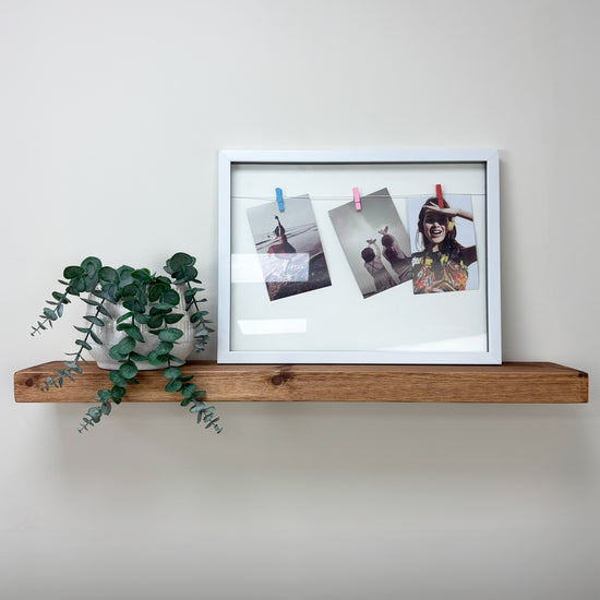 Rustic Floating Shelf - 14.5cm x 4.5cm - 