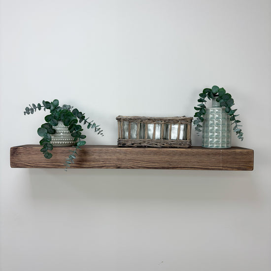 Rustic Floating Shelf - 14.5cm x 7cm - 