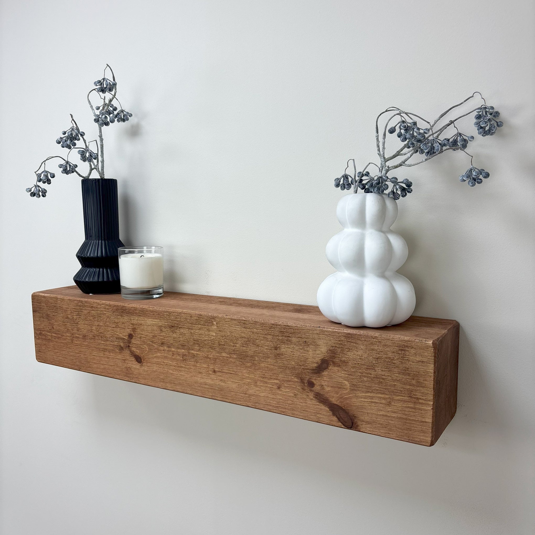 Rustic Floating Shelf - 14cm x 14.5cm - 
