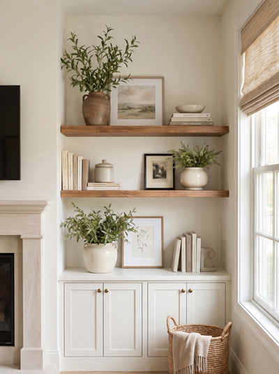 Rustic Floating Shelf - 22cm x 3.5cm - Floating Shelves