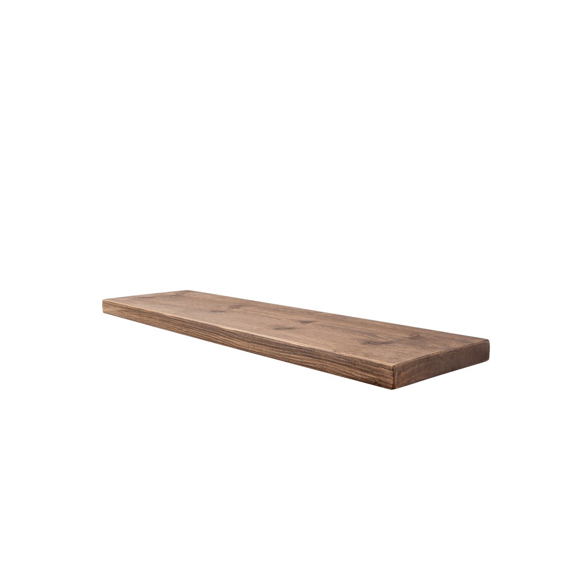 Rustic Floating Shelf 22cm x 3.5cm - Smoke Pine