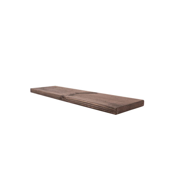 Rustic Floating Shelf 22cm x 3.5cm - Walnut