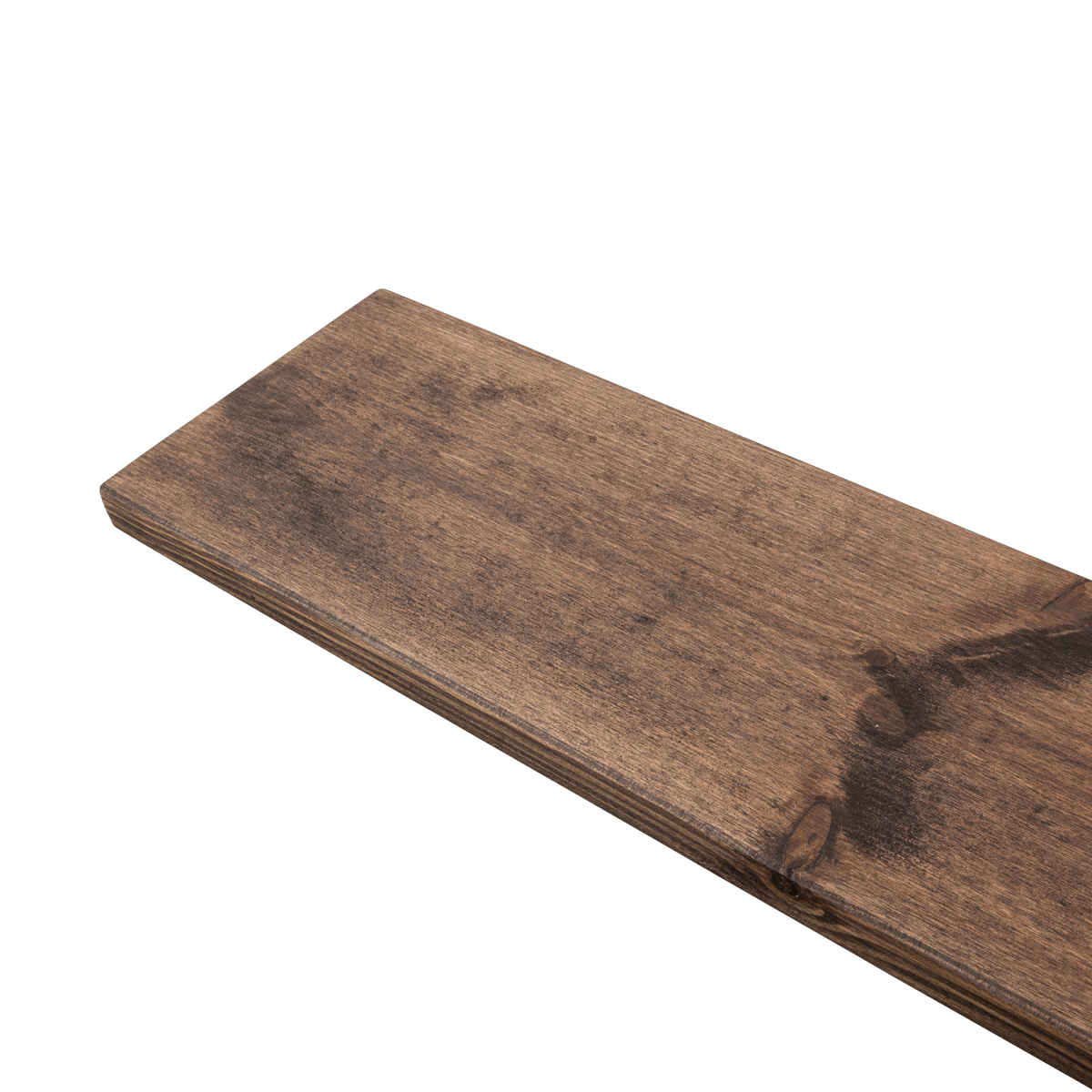 Rustic Floating Shelf 22cm x 3.5cm - Walnut
