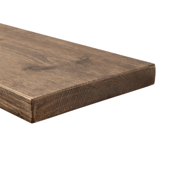 Rustic Floating Shelf 22cm x 3.5cm - Smoke Pine