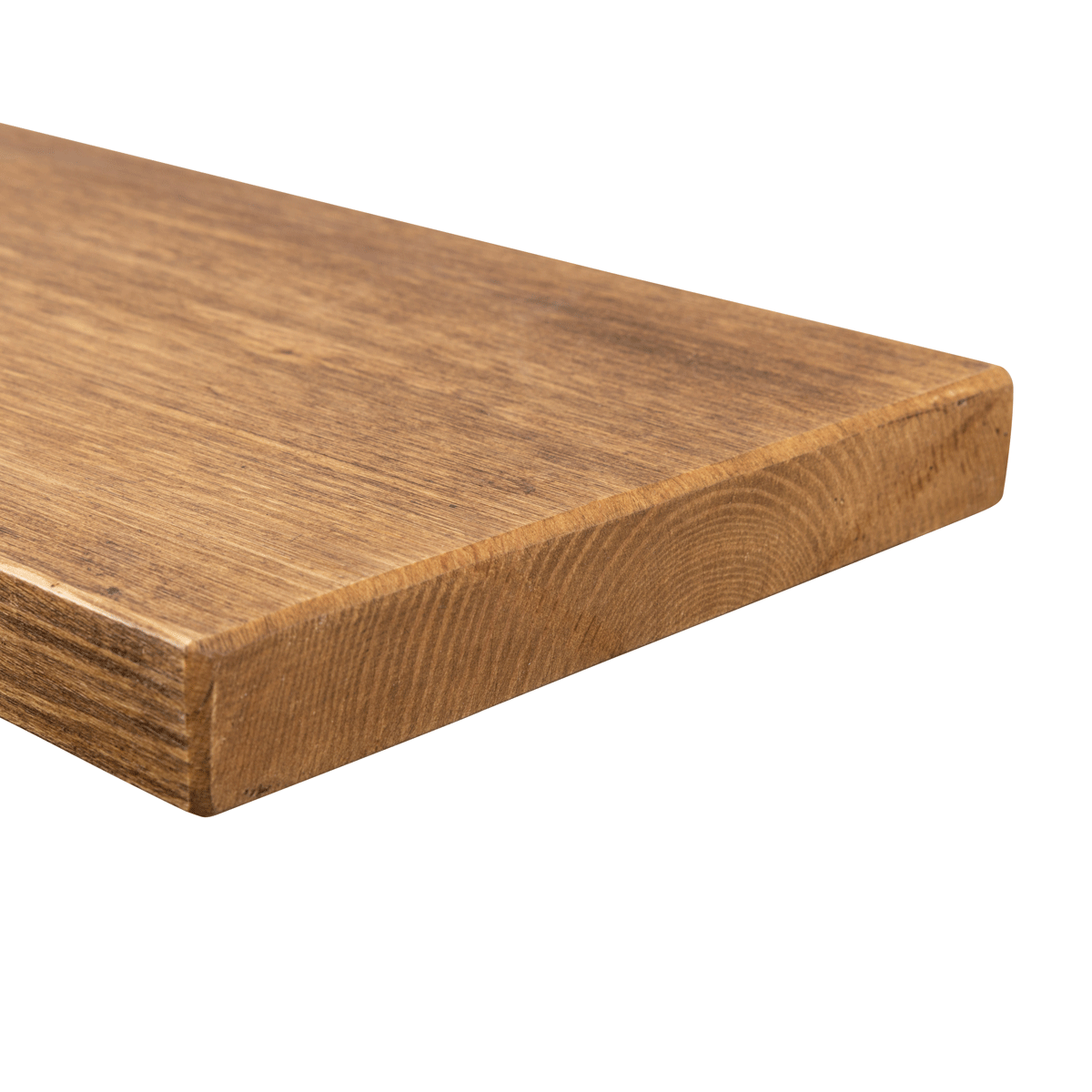 Rustic Floating Shelf 22cm x 3.5cm - Medium Oak 