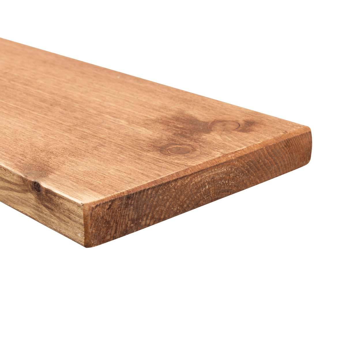 Rustic Floating Shelf 22cm x 3.5cm - Teak