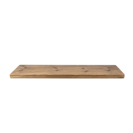 Rustic Floating Shelf 22cm x 3.5cm - Smoke Pine