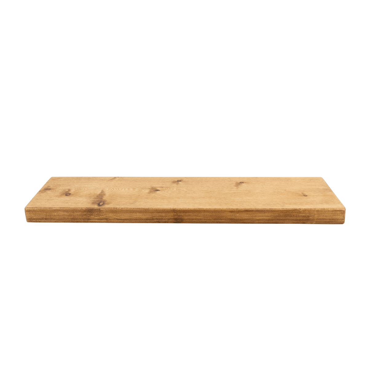 Rustic Floating Shelf 22cm x 4.5cm - Medium Oak 