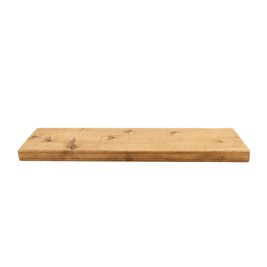 Rustic Floating Shelf 22cm x 4.5cm - Medium Oak 