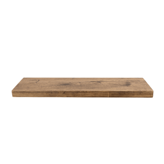 Rustic Floating Shelf 22cm x 4.5cm - Smoke Pine