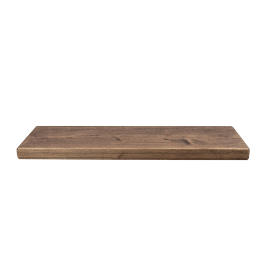 Rustic Floating Shelf 22cm x 4.5cm - Walnut
