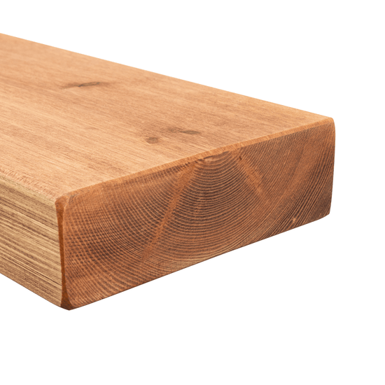 Rustic Floating Shelf 22cm x 7cm - Teak