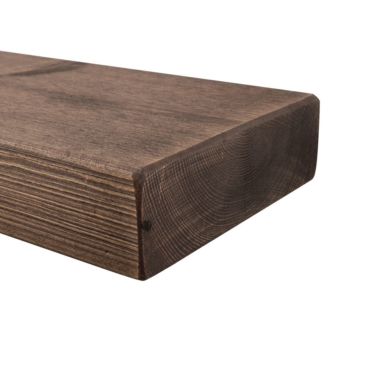 Rustic Floating Shelf 22cm x 7cm - Walnut