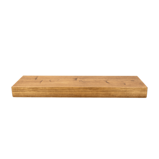 Rustic Floating Shelf 22cm x 7cm - Medium Oak