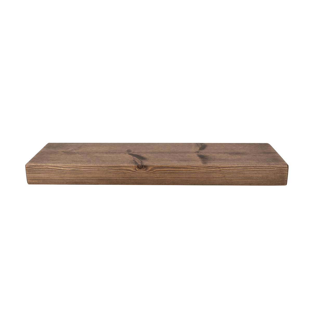 Rustic Floating Shelf 22cm x 7cm - Walnut