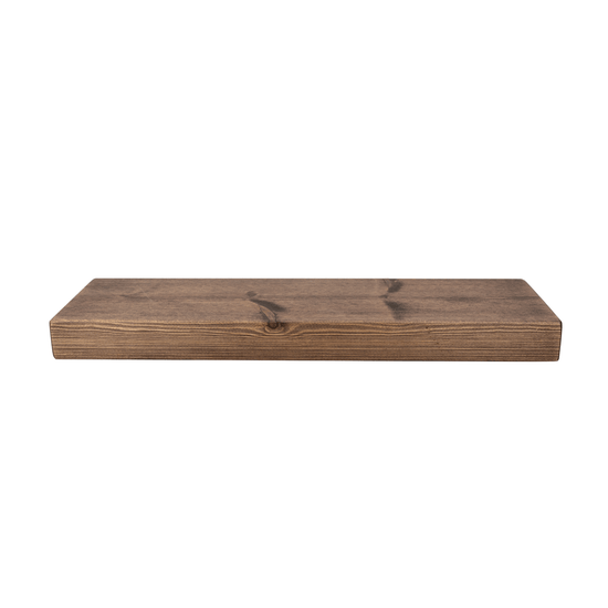 Rustic Floating Shelf 22cm x 7cm - Walnut