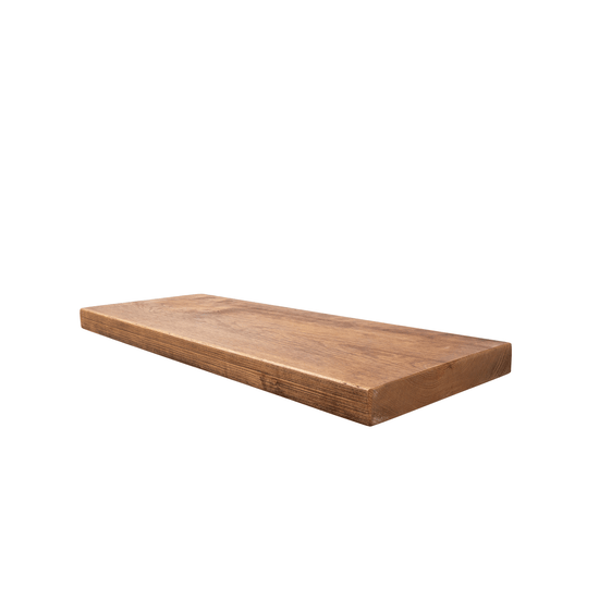 Rustic Floating Shelf 29cm x 4.5cm - Medium Oak 
