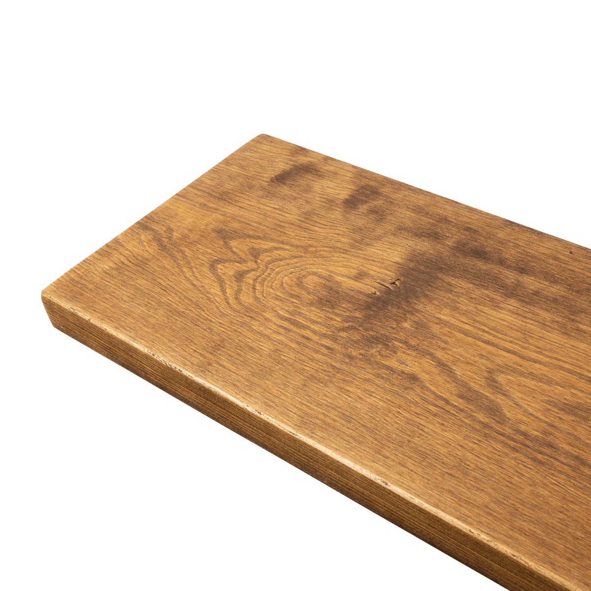 Rustic Floating Shelf 29cm x 4.5cm - Medium Oak 