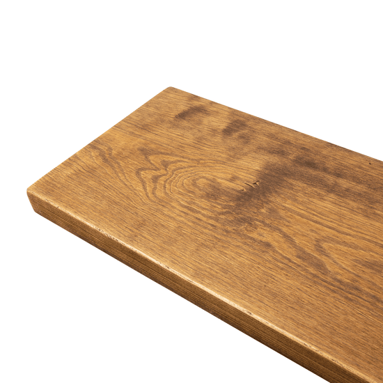 Rustic Floating Shelf 29cm x 4.5cm - Medium Oak 