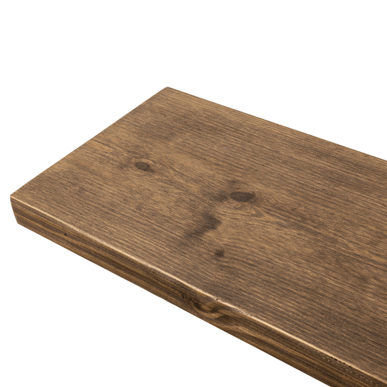 Rustic Floating Shelf 29cm x 4.5cm - Smoke Pine